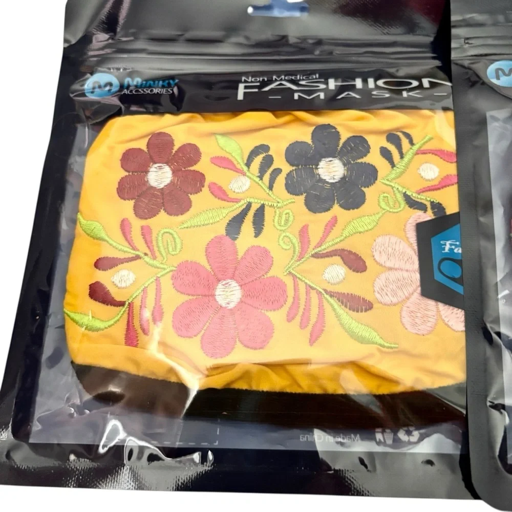 Minky Accessories NWT set of 7 fashion face masks